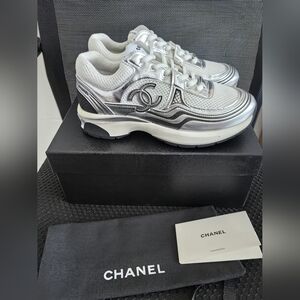 Chanel CC Logo Sneakers